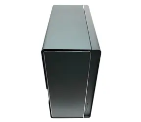 AZZA Cast 808B černá / Midi PC skříň / ATX / 2x USB 3.0 & 1x USB-C / HD Audio / Bez zdroje / RGB podsvícení