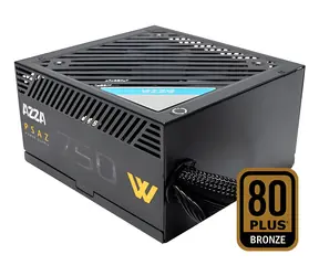 AZZA PSAZ-750W / Zdroj / 750W / Aktivní PFC / 120mm ventilátor / 80 PLUS Bronze