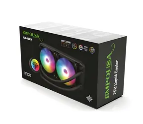 INCA Empousa ISS-02XN černá / Vodní chladič CPU / 2x 120 mm / ARGB / 1800 RPM / PWM / pro Intel & AMD