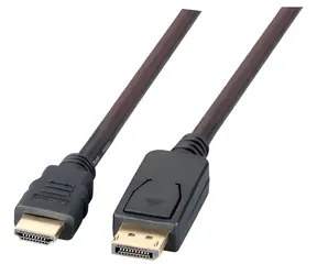 EFB DisplayPort na HDMI redukce černá / Redukce / 1 m / Full HD