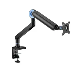 Equip 650184 černá / Stolní držák pro monitor / 17-35" / VESA 75-100 mm / nosnost 10,5 kg / 360°