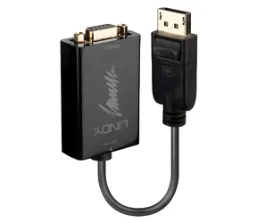 Lindy DisplayPort - VGA černá / Převodník / Aktivní / 1920x1080 / 60 Hz / 0,15 m