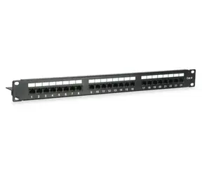 Equip 24 portů Cat6 / Patch panel / RJ-45 / UTP / 1U / 19"