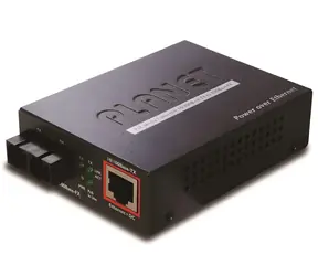Planet PoE mediakonvertor 10/100Base-TX/100Base-FX / Mediakonvertor / Multi-mode / SC / 2 km