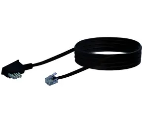 Schwaiger TAE-N–RJ11 černá / Telefonní kabel / 6P4C / 6 m