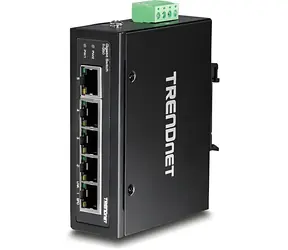 TRENDnet TI-G50 / Průmyslový switch / 5-port Gigabit / IP30 / DIN lišta / -40 až 75 °C