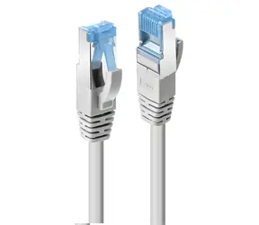 Lindy Cat6a S/FTP 50m šedá / Patch kabel / LSZH / RJ-45