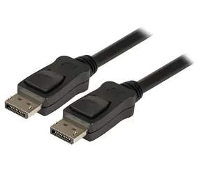 EFB černá / DisplayPort kabel / DisplayPort 1.2 / 4K 60Hz / 2m / zlacené konektory