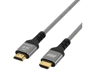 EFB HDMI 2.0 šedá / HDMI kabel / High Speed / s Ethernetem / 4K 60Hz / 3 m