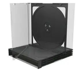 MediaRange BOX23-T transparentní / Obal na CD / pro 2 disky / 10,4 mm / 100 ks