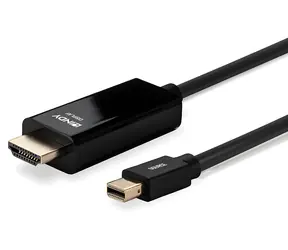 Lindy Mini-DisplayPort - HDMI černá / Kabel / 4K 30Hz / 2 m / pasivní DP