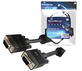 MediaRange černá / VGA kabel / VGA (D-Sub) samec/samec / 15 m / stíněný
