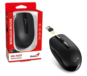 Genius NX-7007 černá / Bezdrátová myš / 1200 dpi / Blue-Eye senzor / 2,4 GHz