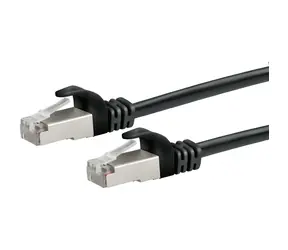 Schwaiger CAT6 S/FTP 2,5m černá / Patch kabel / 250 MHz / 1000 Mbit/s