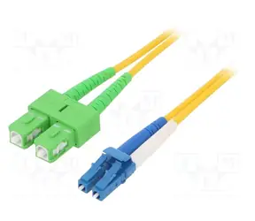 Digitus SC (APC) - LC (PC) 1 m / Optický patch kabel / Singlemode OS2 / Duplex / LSZH