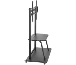 ARR S-13 černá / Mobilní stojan na TV / VESA / 37-100" / max. 150 kg