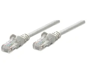 Intellinet Patch kabel Cat5e šedá / Síťový kabel / U/UTP / 1 m / RJ-45