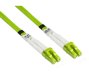 Good Connections zelená / Optický patch kabel / OM5 / LC-LC / 0,5 m