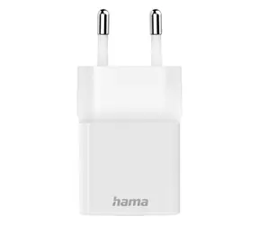 Hama mini USB-C nabíječka bílá / 25 W / PD / QC 3.0