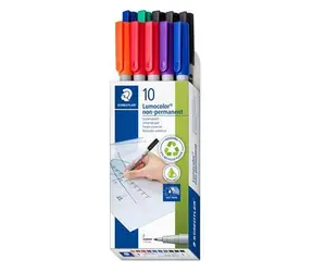 STAEDTLER Popisovač Lumocolor 316 F / neperman. / 0,6 mm (F) / 10 ks