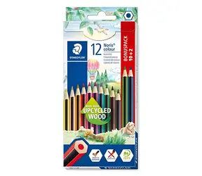 Staedtler Noris colour / Pastelky / 12 barev / šestihranné / WOPEX