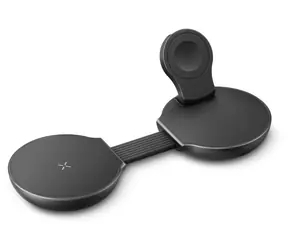 Energea AluMag Trio 2 Gunmetal / Bezdrátová nabíječka / 3v1 / Qi2 / skládací / 25 W