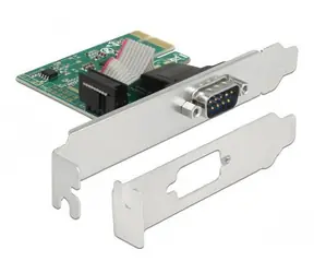 DeLock PCIe x1 / Adaptér / 1x sériový port RS-232 / low profile / ASIX AX99100