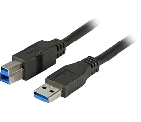 EFB černá / USB kabel A-B / USB 3.0 5 Gbit/s / 1,8 m