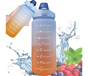 Extralink BUT-993 modro-oranžová / Sportovní láhev / 2000 ml / bez BPA / poutko na přenášení
