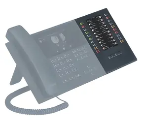 Auerswald COMfortel D-XT20i černá / Rozšiřující modul tlačítek / 20 tlačítek / podsvícená klávesnice, BLF