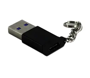Inter-Tech 88885460 černá / Adaptér / USB-C na USB-A / USB 3.0