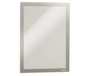 Durable Duraframe A4 stříbrná / Magnetický rámeček / Samolepicí / 10 ks
