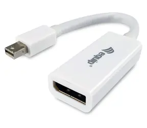 Equip bílá / Redukce / Mini DisplayPort - DisplayPort / 4K/60Hz / 0,15 m