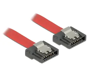 Delock červená / SATA kabel / SATA III 6 Gbit/s / FLEXI / 0,3 m