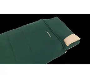 Outwell Contour Prime zelená, pravý zip / Spací pytel