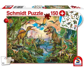 SCHMIDT Puzzle Dinosauři / 150 dílků / dárek tetovačky / od 7 let