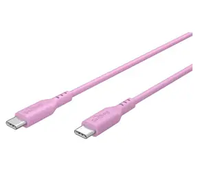 Goobay Silicone růžová / Datový kabel / USB-C / 1,5 m