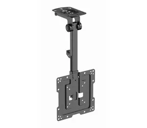 Gembird CM-55ST-01 černá / Držák na strop pro TV 23-55" / VESA 400x400 mm / nosnost 20 kg / naklápěcí a otočný