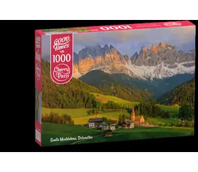CHERRY PAZZI Puzzle Santa Maddalena, Dolomity / 1000 dílků