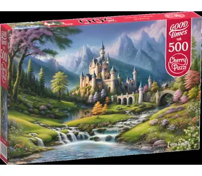 CHERRY PAZZI Puzzle Pohádkový hrad / 500 dílků / 50 x 34,5 cm