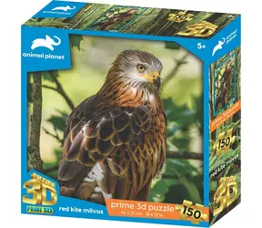 PRIME 3D Puzzle Animal Planet: Luňák červený / 150 dílků / 3D efekt