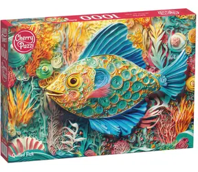CHERRY PAZZI Puzzle Papírová ryba / 1000 dílků