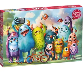 CHERRY PAZZI Puzzle Řekni sýr! / 500 dílků / 50 x 34,5 cm
