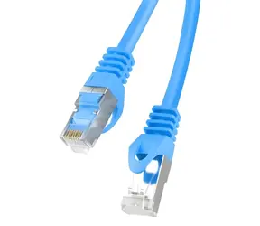 Lanberg CAT6 2 m modrá / Patch kabel / FTP / RJ45-RJ45 / Fluke Passed