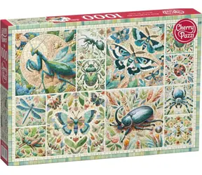 CHERRY PAZZI Puzzle Mozaika miniaturní divočiny / 1000 dílků / 70 x 50 cm