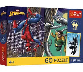 TREFL Puzzle Premium Plus Kids Spiderman: Hrdinové / 60 dílků / 27 x 20 cm