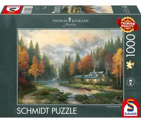 SCHMIDT Puzzle Večer u podzimního jezera / 1000 dílků