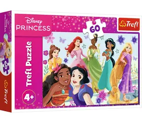 TREFL Puzzle Disney Princezny: Princezny v akci / 60 dílků / 33 x 22 cm