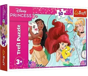 TREFL Puzzle Disney Princezny: Krásné a odvážné / 30 dílků / 27 x 20 cm