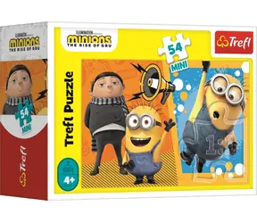TREFL Puzzle Mimoni: Připraveni na vše / 54 dílků / 20 x 13 cm